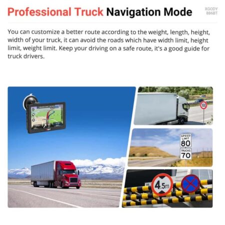 Sistem de Navigatie GPS XGODY J701 (J727) pentru CAMION / TIR / 3.5 T