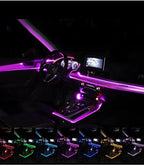 Kit lumini ambientale RGB 6m 5 canale cu aplicatie