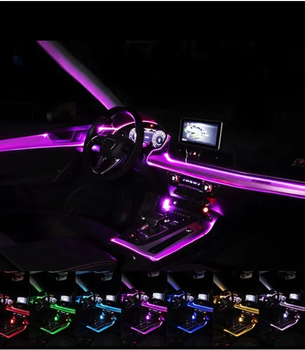 Kit lumini ambientale RGB 6m 5 canale cu aplicatie